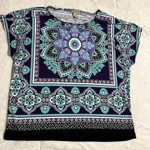 Chicos top, size M (Chicos size 1)